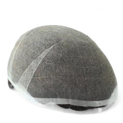 2025 new arrival all super fine swiss lace men toupee 100% human virgin hair 90% density toupee with well bleached knots
