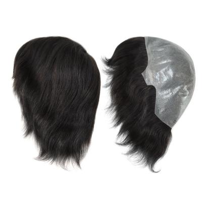 BIO FW 6 inches Knotted Full Polyskin PU Human Hair Wig for Women Natural Straight