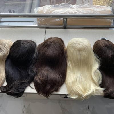 China Factory Supplier Virgin Silk Top Lace European Hair Jewish Wig Kosher Wig Manufacturer