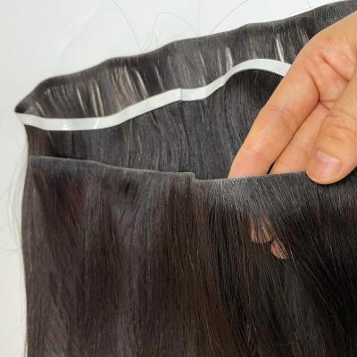 Wholesale Cuticle Aligned Invisible Tape Weft Human Hair Extensions Injected Tape Weft Hair