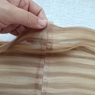 Wholesale Factory Cuticle Aligned Xo Weft Hair Remy 100% Human Hair Extensions Pu Tape Weft Hair