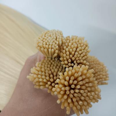 Double drawn keratin Flat Thick End keratin Flat U Nano i tip hair extensions 100% human hair extension Wholesale Remy Russian
