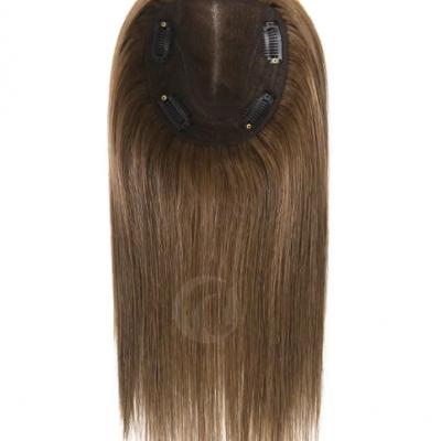 Durable Lace Indian Human Hair Topper 4.5 x 5 