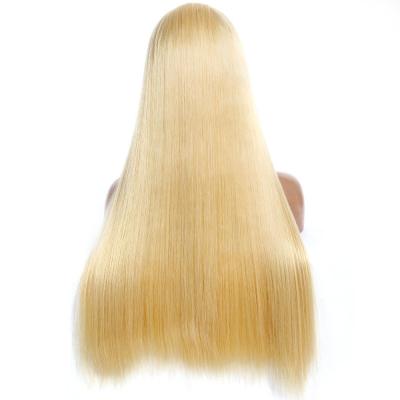 Full Lace Blonde Color Wig High Quality Human Hair Long Lifespan