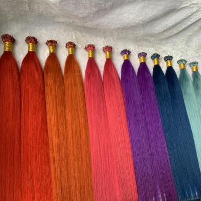 High Quality Double Drawn Nano Ring Remy Human Hair Extensions Micro Nano Tip Raw Virgin Hair