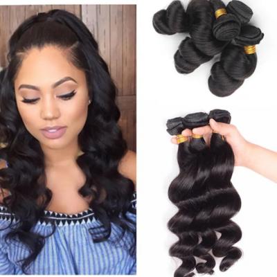 Dropshipping No Synthetic Hair Hair Extensions Loose Wave Human Hair Malaysian 12a Bundles