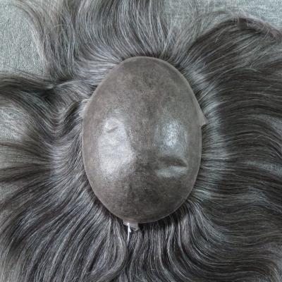 Men toupee with 100% European hair ,best quality with natural hairline for men in stock