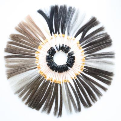 Men's toupee Color ring human hair chart in Stock