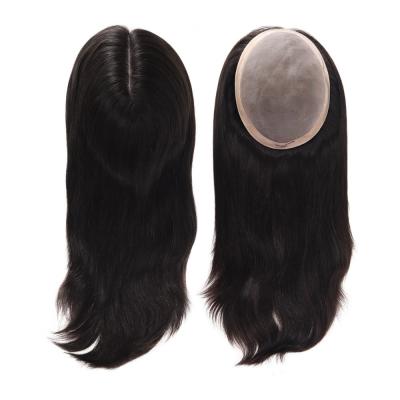 Mono Women Hair Topper for Human Hair toupee 16