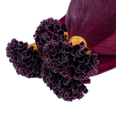 Hot Selling U Tip Human Hair Virgin Cuticle Aligned Raw Hair Keratin U Tip Human Hair Extension