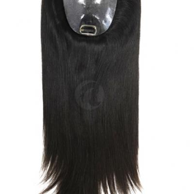 Wholesale 13cm x 17cm Human Hair Toppers For Women Skin Injection Mongolian Virgin Human Hair Woman Toupee