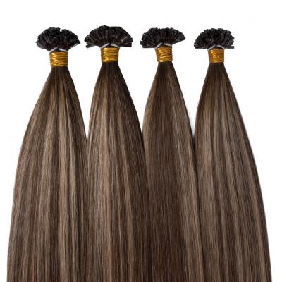 Wholesale Top Quality Keratin U Tip Human Hair Extensions Double Drawn Remy Human Hair