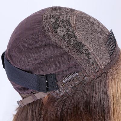 Wholesaler Non-processed Wavy Brazilian Blonde Human Hair Jewish Topper Silk Base Kosher Wig