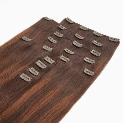 Remy Clip In Hair Extension Double Drawn Clip In Hair Extensions 100% Human Hair Cuticle Aligned